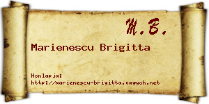 Marienescu Brigitta névjegykártya